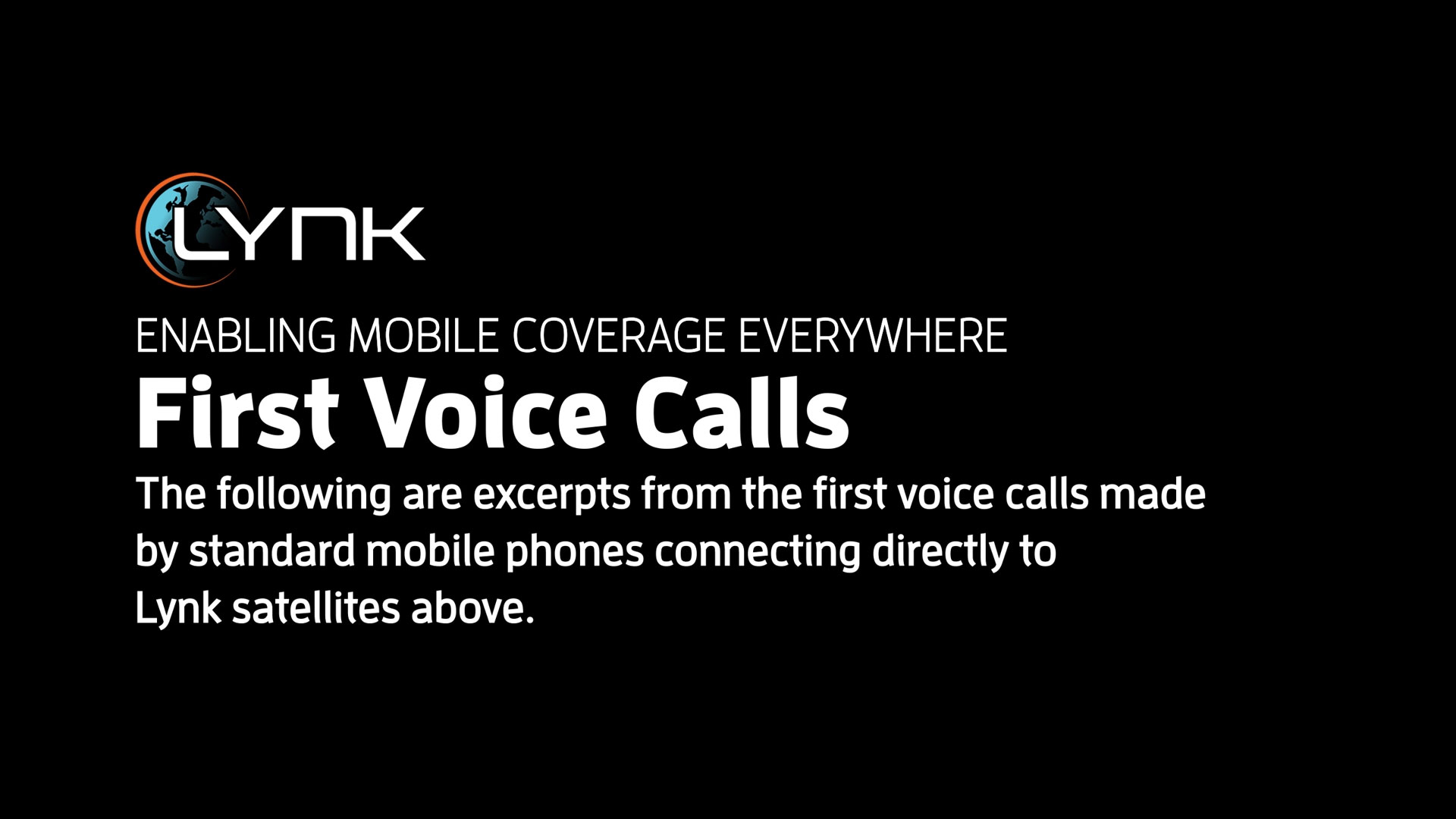 Lynk Demonstrates First-Ever Two-Way Standard Phone Voice Calls by Satellite - https://bit.ly/46ZeeIc