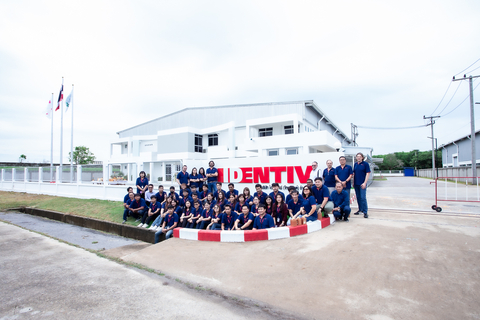 Identiv starts production at its new facility in Bangkok, Thailand.