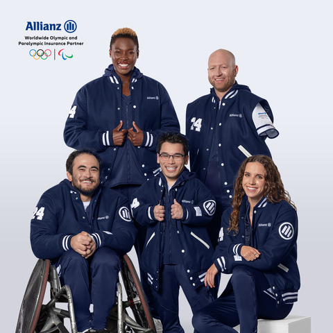 Allianz Life signs five athlete ambassadors ahead of upcoming Olympic and Paralympic Games Paris 2024. (Photo: Business Wire)