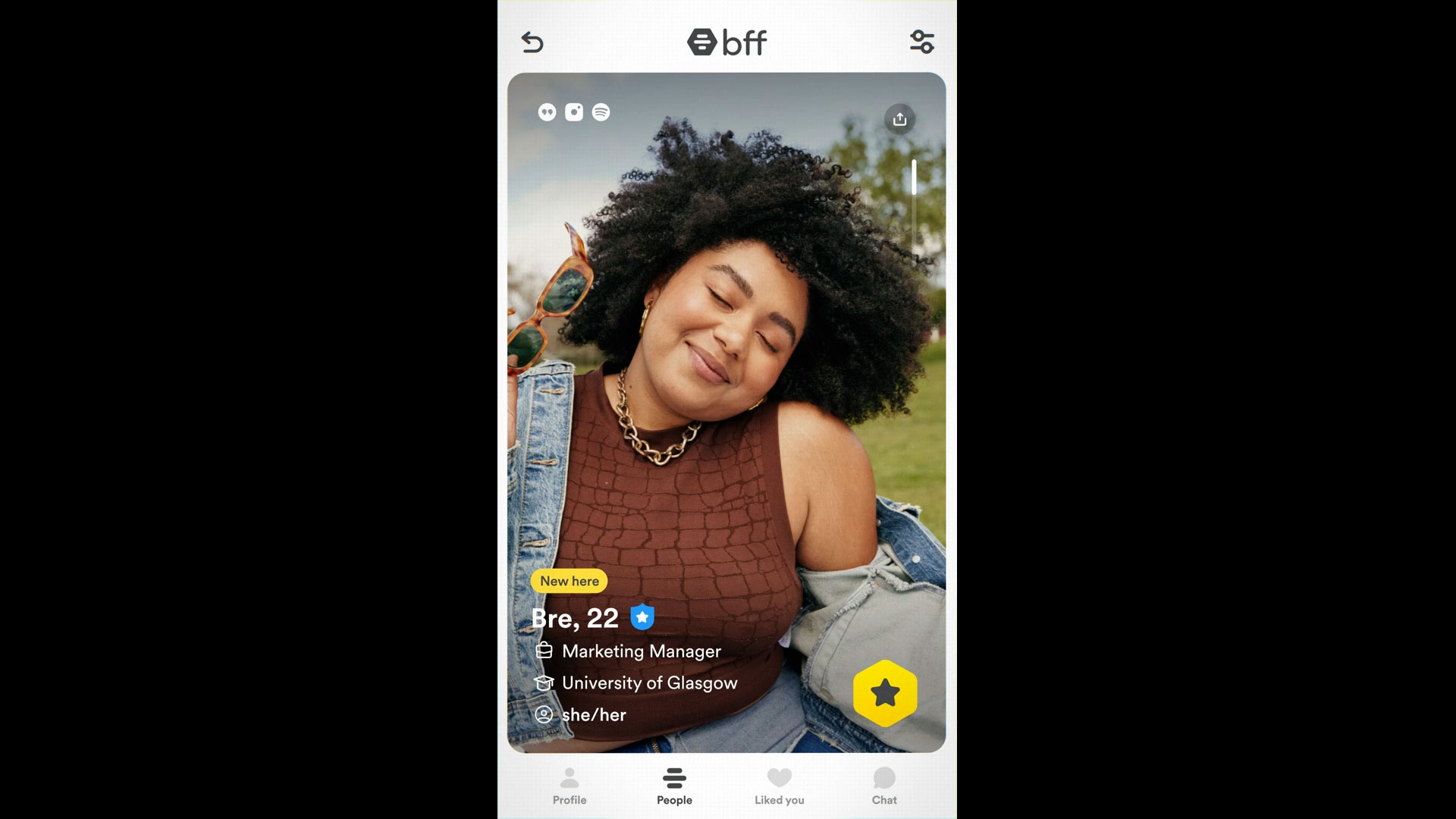 Bumble For Friends is a new app for finding friends. The app creates a way for people to grow their friendship circles by discovering meaningful, kind, and fun connections in their local area that is separate from the Bumble dating app.