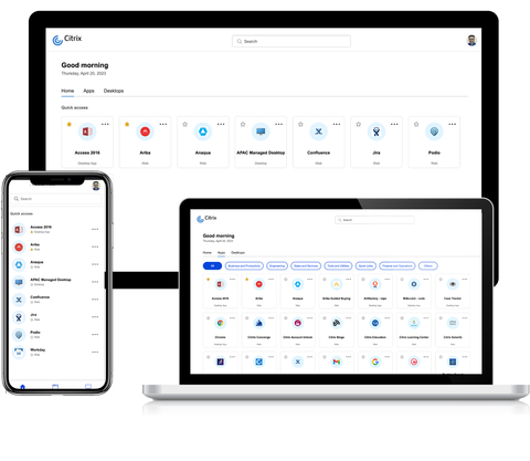 Citrix UI (Graphic: Business Wire)