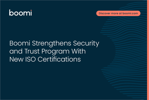 thumbnail Boomi Strengthens Security and Trust Program With Four New ISO Certifications