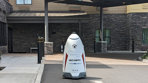 original Hotel Deploys Security Robot in Vancouver, Washington (Photo: Business Wire)