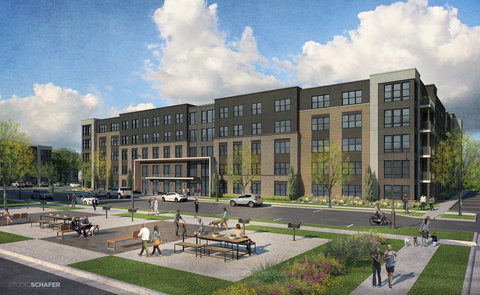 The NRP Group, in partnership with real estate investor Angelo Gordon, has broken ground on Lake Pointe, a market-rate apartment community twenty miles south of Washington, D.C. in Woodbridge, VA. (Image Credit: The NRP Group)