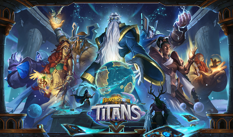 Hearthstone TITANS Keyart (Graphic: Business Wire)