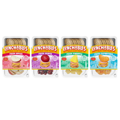 Lunchables debuts four new fresh fruit offerings in partnership with Fresh Del Monte. (Photo: Business Wire)
