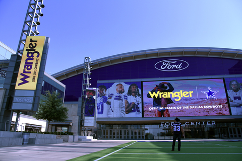 Long known as the denim brand ‘made by cowboys for cowboys,’ Wrangler® is giving new meaning to that mantra, announcing today its new multi-year sponsorship agreement with the Dallas Cowboys. (Photo: Business Wire)