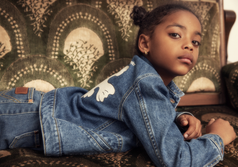 Swedish children’s wear brand Mini Rodini teamed up with iconic denim brand Wrangler® to create a capsule collection of stylish, long-lasting apparel for kids. (Photo: Business Wire)
