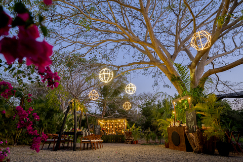 Thompson Zihuatanejo in Mexico’s “La Parota,” or “Dinner in the Wild” is an outdoor dining experience designed to reconnect attendees with nature. (Photo: Business Wire)