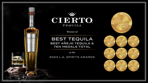 Cierto Tequila Named Best Tequila at the 2023 L.A. Spirits Awards (Graphic: Business Wire)