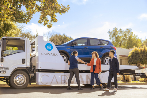 Carvana now offers same day delivery in select markets and customers get a significant upgrade over a test drive with the Carvana 7-day no-reasons-needed money back guarantee. (Photo: Business Wire)