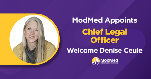 original Denise Ceule joins ModMed as Chief Legal Officer (Photo: Business Wire)