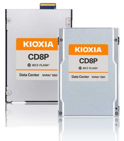 适用于企业和数据中心基础设施的PCIe® 5.0 SSD：KIOXIA CD8P系列(照片：美国商业资讯)