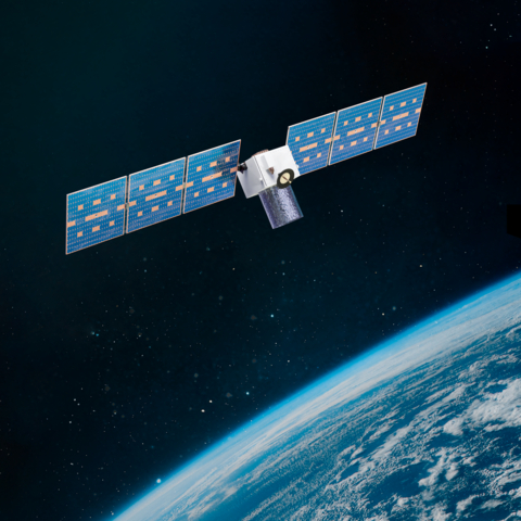 LeoStella's next-generation small satellite, the LS-300. (Photo: Business Wire)