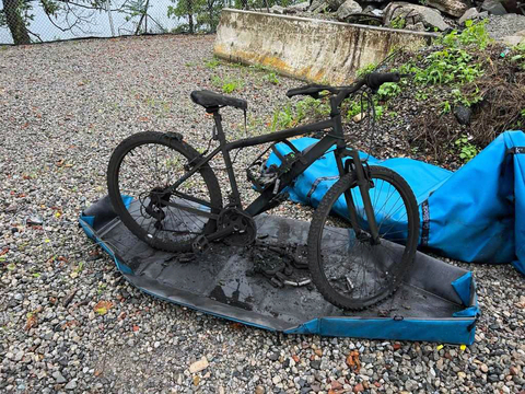 CellBlock’s new thermal bike cover safely contains flames and explosions in the event of a battery fire. (Photo: Business Wire)
