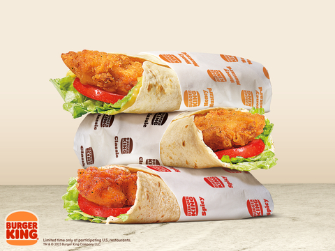 Available in three delicious flavors – Classic, Spicy, and Honey Mustard – BK® Royal Crispy Wraps are the latest chicken-based innovation from Burger King. (Photo: Business Wire)