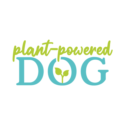 Plant-Powered Dog Logo