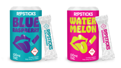 Ripple Ripsticks are available in mouth-watering Blue Raspberry and Watermelon. (Photo: Business Wire)