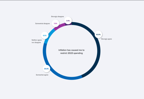 original Inflation Caused Me to Restrict Spending in 2023 (Graphic: Business Wire)