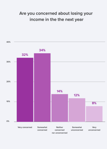 Fear of Losing Income in 2024 (Graphic: Business Wire)