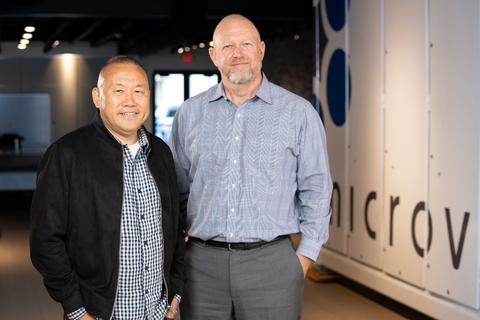 Yang Wu, Microvast’s Founder, Chairman and CEO, and Zach Ward, Microvast’s new President (Photo: Business Wire)