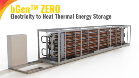 Brenmiller's second generation thermal energy storage system, the bGen ZERO