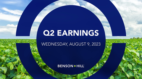 Benson Hill, Inc. (NYSE: BHIL, the “Company” or “Benson Hill”), a food tech company unlocking the natural genetic diversity of plants, today announced operating and financial results for the quarter ended June 30, 2023. (Graphic: Business Wire)
