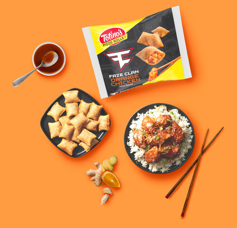 Totino’s™ new Orange Chicken Pizza Rolls™ snacks are filled with chicken in a sweet and spicy orange sauce, all wrapped in the famous golden crust fans know and love. (Photo: Business Wire)