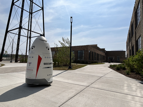 Knightscope K5 Now Patrolling in Windy City Urban Development (Photo: Business Wire)