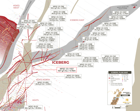 Figure 2. Iceberg plan view map (Graphic: Business Wire)
