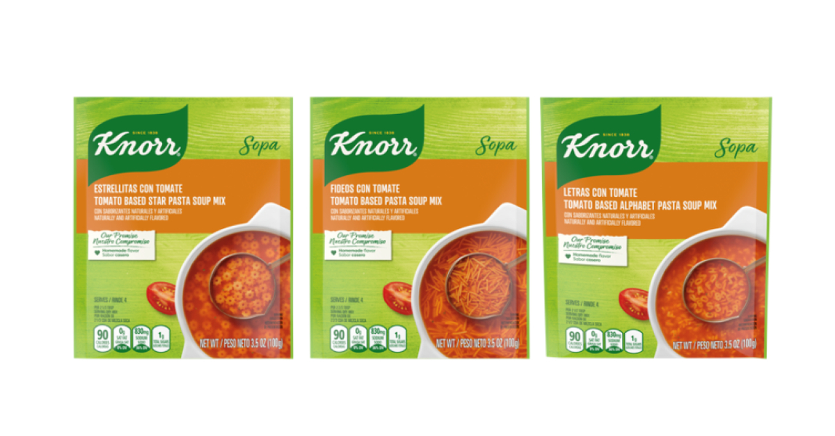Knorr Pasta Soup Mix Tomato Based Star Pasta, 3.5 oz