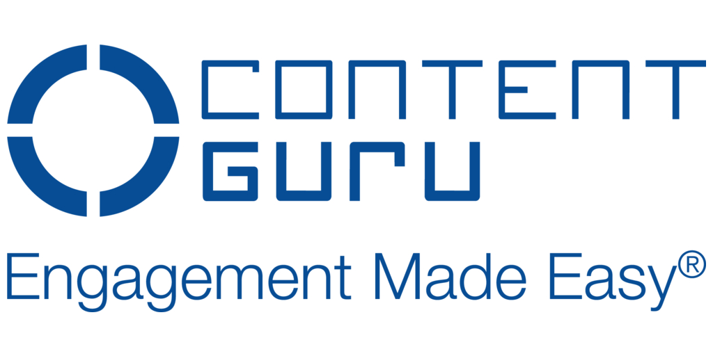 ContentGuru Logo CMYK Dark Blue(Engagement Made Easy)® outlined