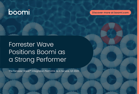 Forrester Wave將Boomi評為iPaaS領域表現強勁的企業(圖像：美國商業資訊)