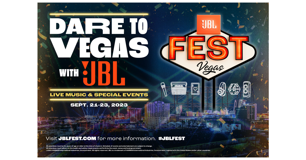 JBL FEST Returns to Las Vegas With the Launch of New Premium Speaker