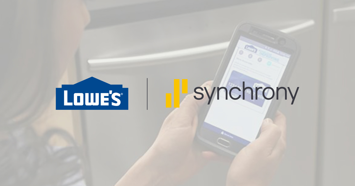 Is Lowes associated with Synchrony Bank?