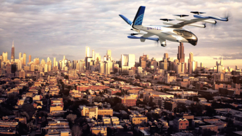 original Image depicts simulated flight (Photo: Business Wire)