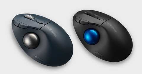 Kensington's new, affordable, Pro Fit Ergo TB450 and TB550 Trackballs combine the feel of a wireless mouse with the convenience and accuracy of an advanced trackball. The entry-level, thumb-operated wireless trackballs feature an ergonomic design that was derived from a clay sculpture to perfectly fit the contour and natural angle of the human hand. (Photo: Business Wire)