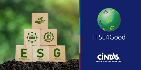Cintas remains a member of the premier tradable global sustainability index fund after joining in 2022. (Photo: Business Wire)
