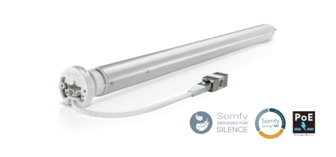 original Somfy North America Improves Motorized Window Covering Control With the New Sonesse® 30 PoE Motor (Photo: Business Wire)