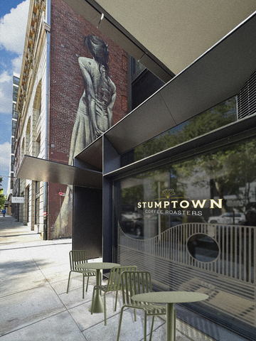 Rendering of Stumptown's new West End cafe at the 11W (Photo: Business Wire)