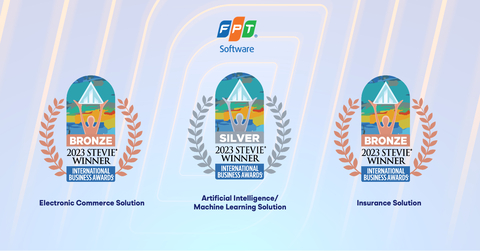 FPT Software attains triple wins in 2023 International Business Awards® (Graphic: Business Wire)