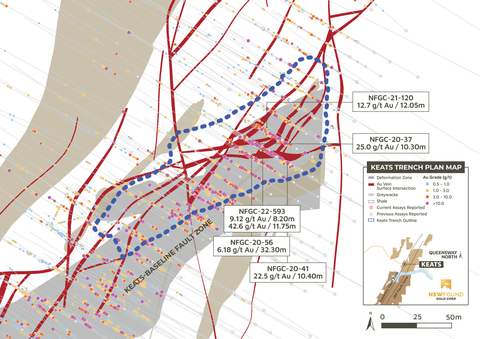 Figure 1: Keats Trench plan view map (Graphic: Business Wire)