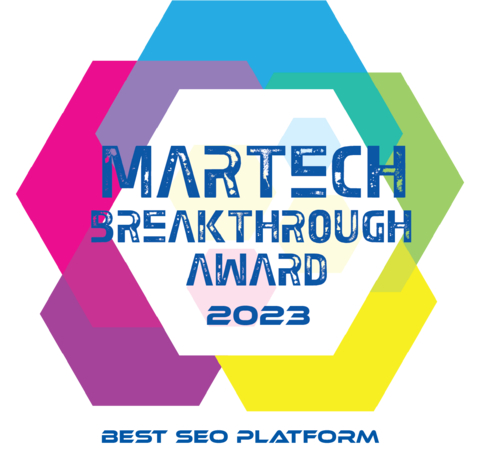 Rio SEO Named “Best Search Engine Optimization Platform” in 6th Annual MarTech Breakthrough Awards Program (Graphic: Business Wire)