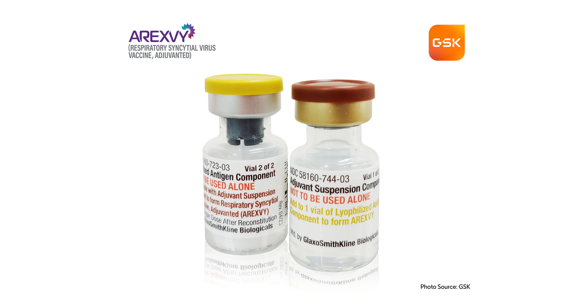 GSK Announces AREXVY Its Respiratory Syncytial Virus RSV Vaccine Is   AREXVY Vials 