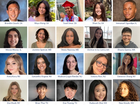 The 20 Winners of the 2023 Cathay Bank Foundation Scholarship (Photo: Business Wire)