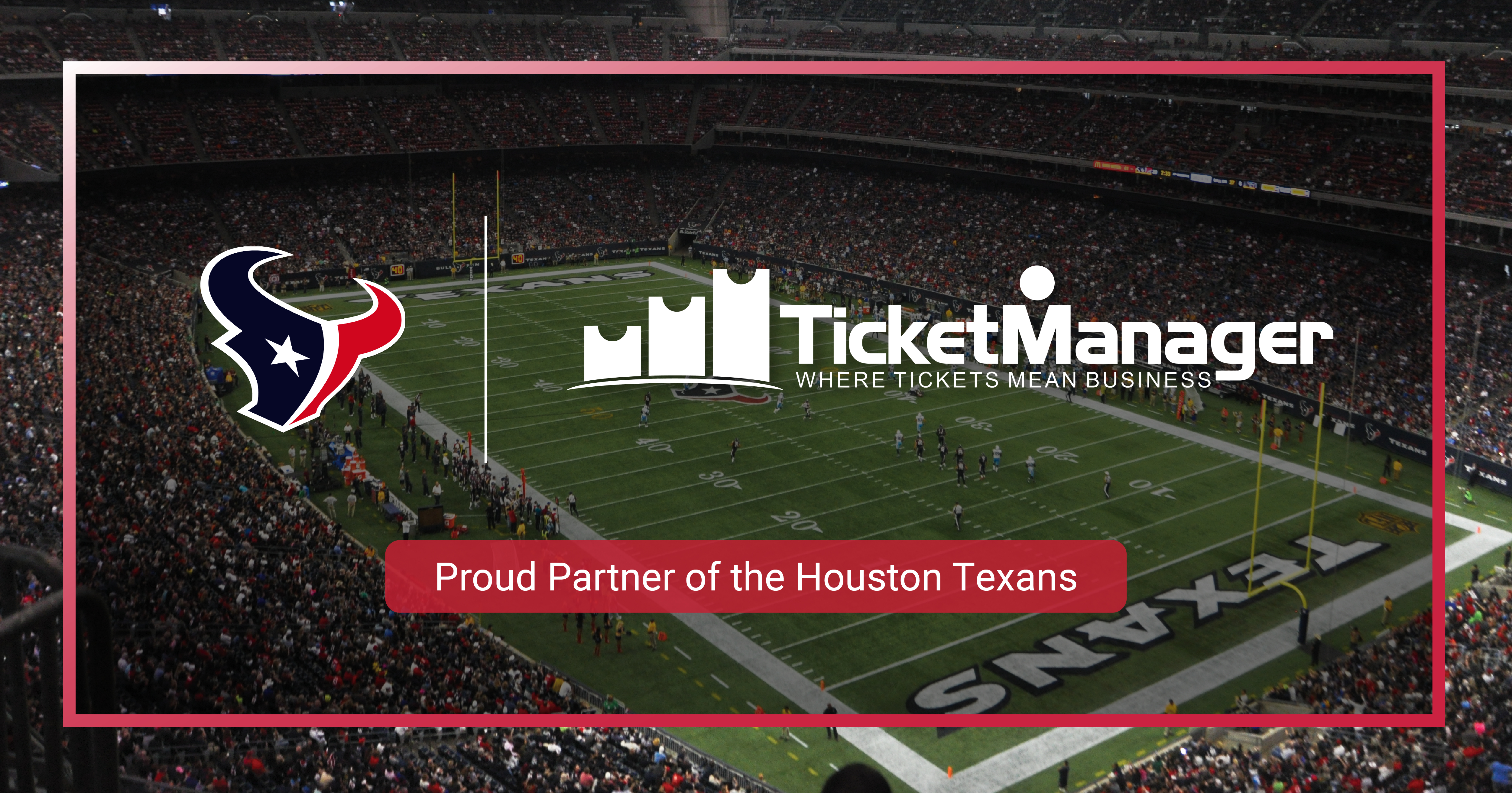 Houston texans reliant stadium ticket/photo display