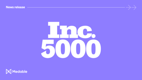 Medable named #398 on Inc. 5000 (Graphic: Business Wire)