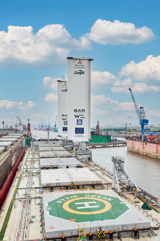 Cargill, BAR Technologies, Mitsubishi Corporation and Yara Marine Technologies are reimagining what is possible for the maritime industry (Photo: Business Wire)