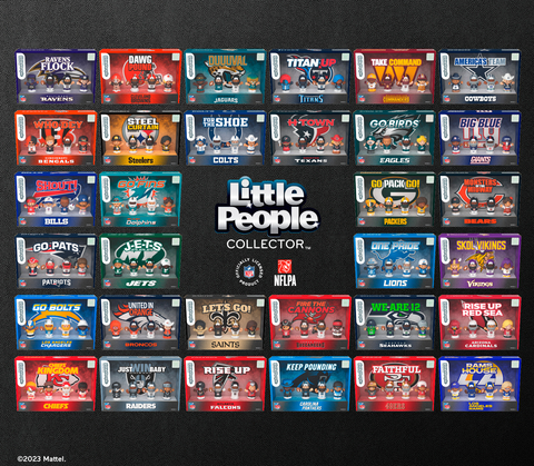 Fisher-Price® celebrates football fandom in a big way with the new Little People Collector™ NFL Series featuring all 32 NFL teams (Photo: Business Wire)