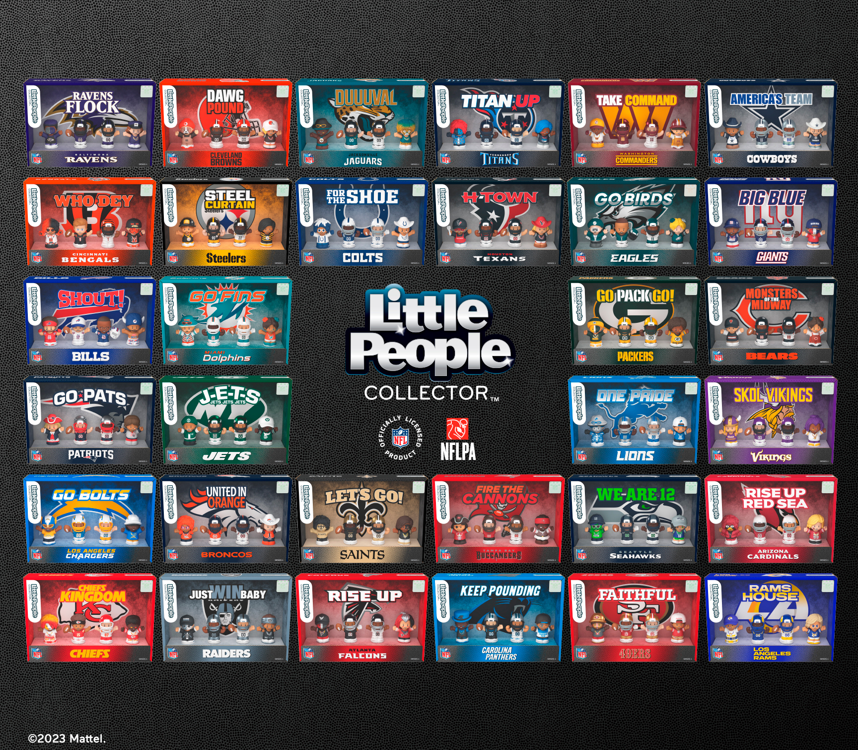 Fisher-Price® Celebrates Football Fandom in a Big Way With the New Little  People Collector™ NFL Series Featuring All 32 NFL Teams